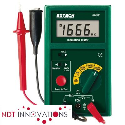 Измеритель сопротивления изоляции/мегомметр Extech 380360